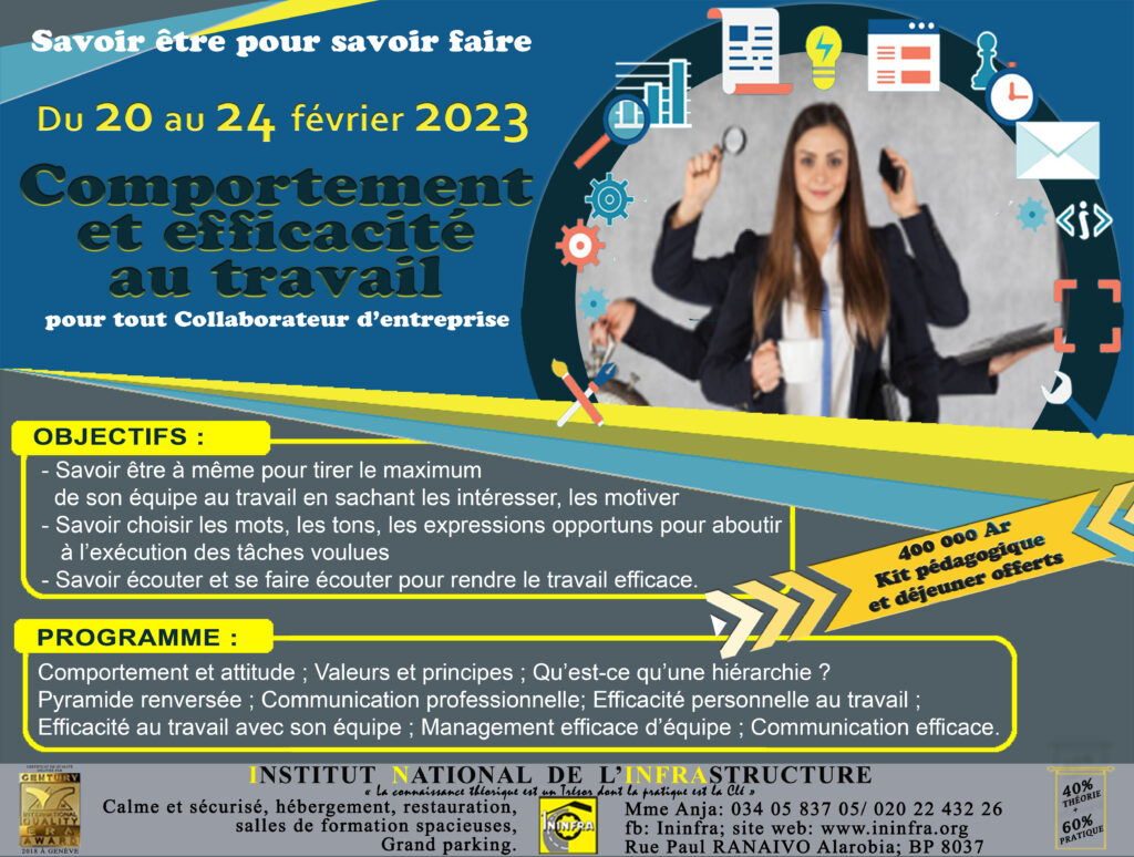 Comportement et efficacité de travail2